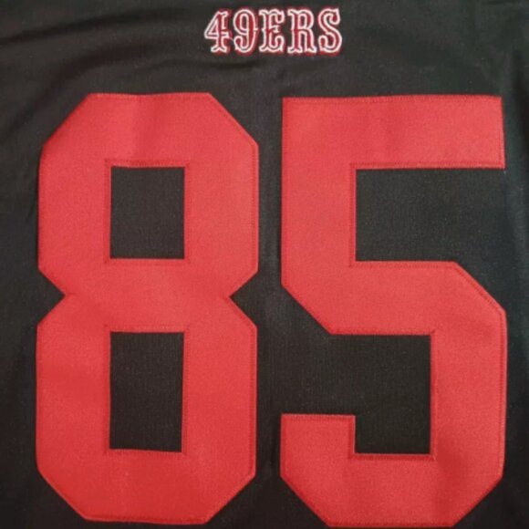 San Francisco 49ers George Kittle #85 Stitched Black Jersey - Picture 3 of 4